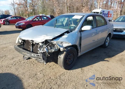 2005 Toyota Corolla Le из США, поврежденный, VIN 2T1BR32E85C424743